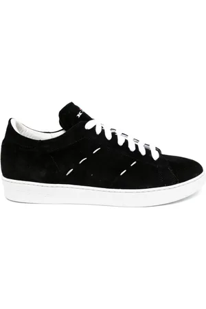 Kiton Tenis de cuero con costuras