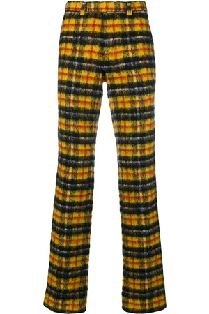 Jean Paul Gaultier Checked slim trousers