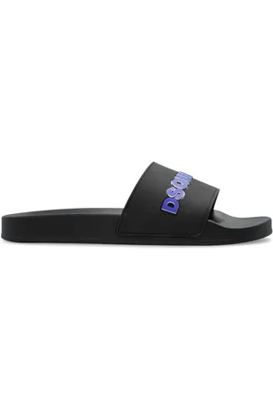 Dsquared2 Flip flops con parche del logo