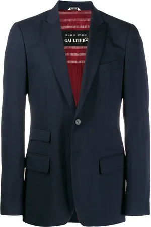 Jean Paul Gaultier Blazer con solapa de muesca