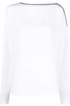 Brunello Cucinelli Blusa con hombros descubiertos