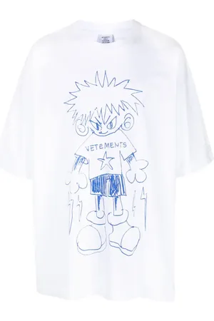 Vetements Playera con ilustración estampada