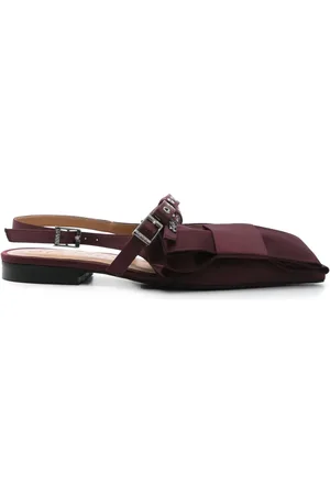 Ganni Flats Big Bow