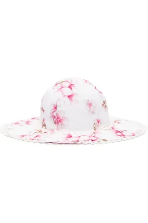 MONNALISA Sombrero de verano con estampado floral