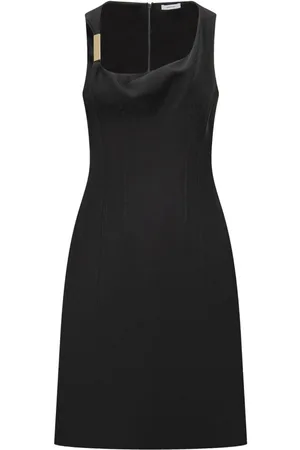 Salvatore Ferragamo Vestido midi estilo corset