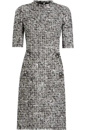 Dolce & Gabbana Vestido midi de tweed
