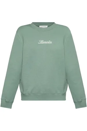 Lanvin Sudadera con logo bordado