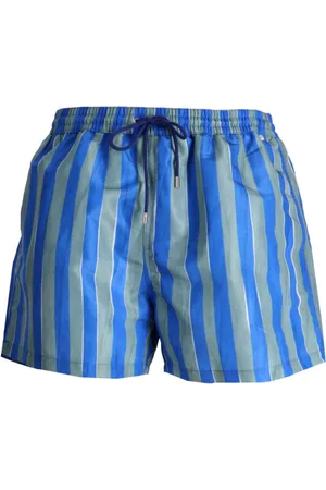 Paul Smith Shorts de playa con rayas estampadas