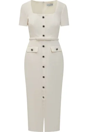 Self-Portrait Vestido midi con botones