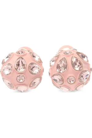 Dior Aretes con apliques de strass 2010
