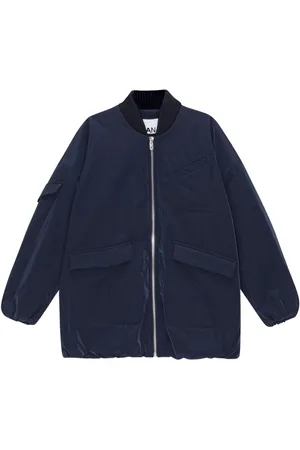 Ganni Chamarra bomber oversize con bolsillos