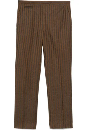 Hermès Pantalones con motivo de rayas 2010