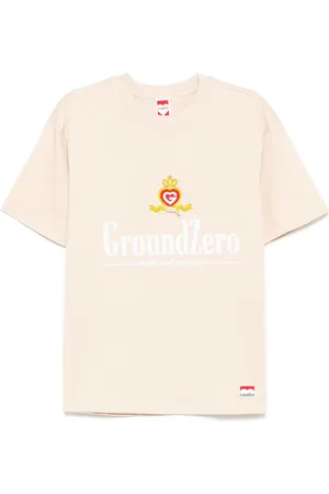 Ground Zero Playera con logo estampado