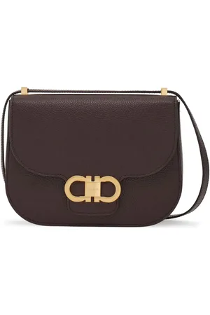 Salvatore Ferragamo Bolsa crossbody Double Gancini pequeña
