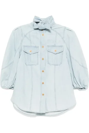 ZIMMERMANN Blusa de mezclilla Acacia