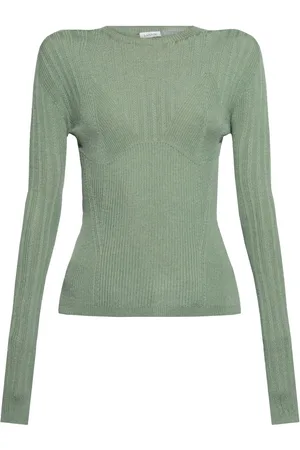 Lanvin Top tejido de canalé