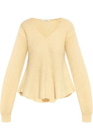 By Malene Birger Top tejido con dobladillo peplum