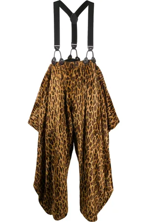 Jean Paul Gaultier Pantalones con animal print