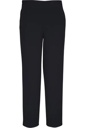 Vince Pantalones capri con ribete de terciopelo