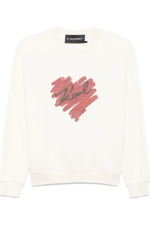 Karl Lagerfeld Sudadera con logo de cristal