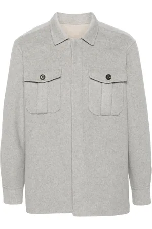 ELEVENTY Sobrecamisa con bolsillos en el pecho