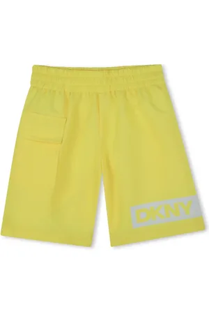 DKNY Shorts de playa con logo estampado