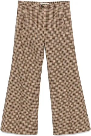 Balenciaga Pantalones con motivo pied de poule 2000
