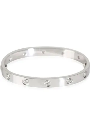 Cartier Anillo Love en oro blanco de 18kt con diamantes