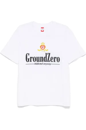 Ground Zero Playera con logo estampado