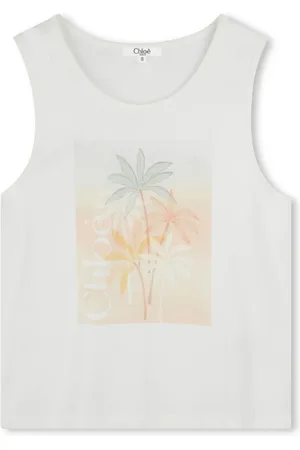 Chloé Top con estampado gráfico