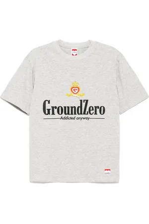 Ground Zero Playera con logo estampado