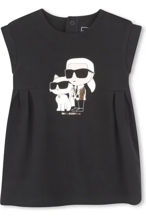 Karl Lagerfeld Vestido con estampado Ikon Karl Choupette