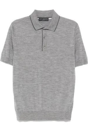 brett johnson Playera tipo polo de manga corta