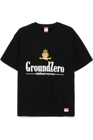Ground Zero Playera con logo estampado