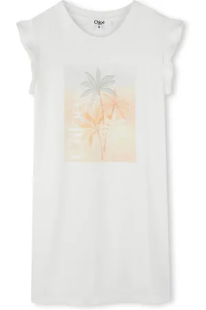 Chloé Vestido manga corta