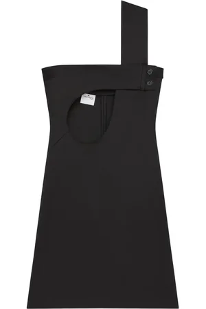 Courrèges Vestido corto con aberturas