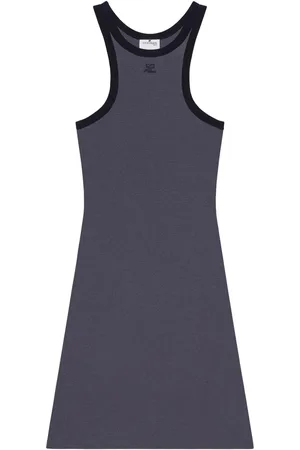 Courrèges Vestido de neopreno