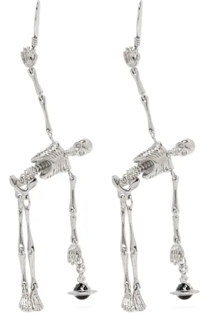 Vivienne Westwood Aretes con dije de esqueleto