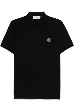Stone Island Playera tipo polo con motivo Compass