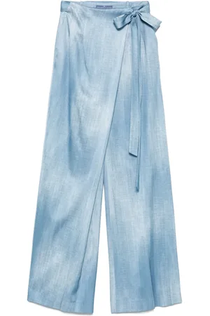 ERMANNO SCERVINO Pantalones palazzo de satén