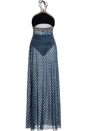 Agua Bendita Vestido largo Azure Sari