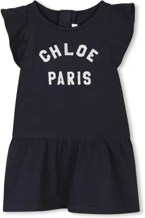 Chloé Vestido con logo bordado