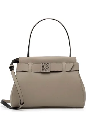 Armani Exchange Tote con aplique del logo