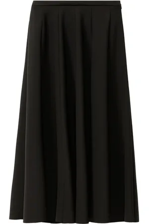 Fabiana Filippi Falda midi con diseño plisado
