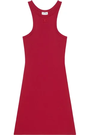 Courrèges Vestido de neopreno