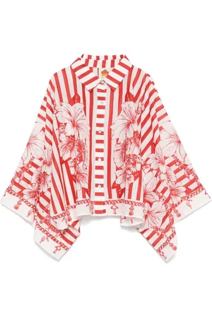 Farm Rio Camisa con estampados mixtos