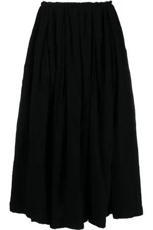 Comme des Garçons Falda con pliegues