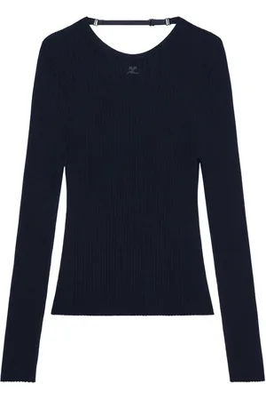 Courrèges Suéter con detalle de tira