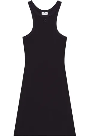 Courrèges Vestido corto de tejido jersey