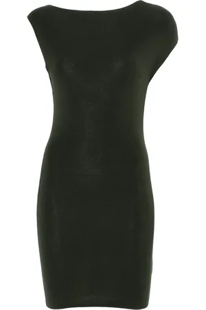 St Agni Vestido corto de tejido asimétrico